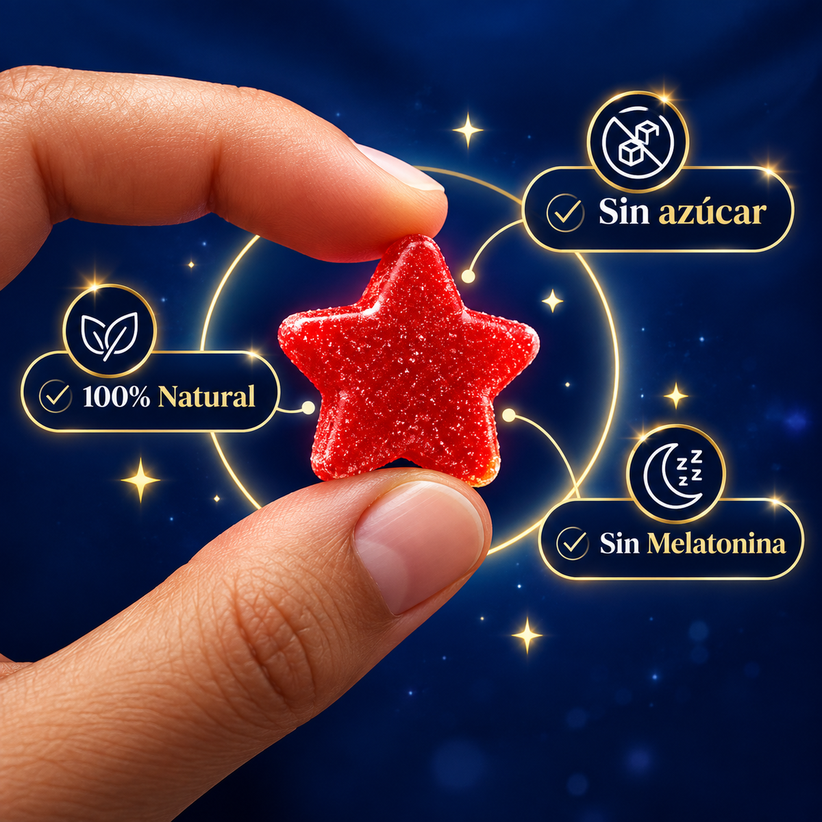⭐ Gomitas para Dormir Lullabites – Sweet Strawberry